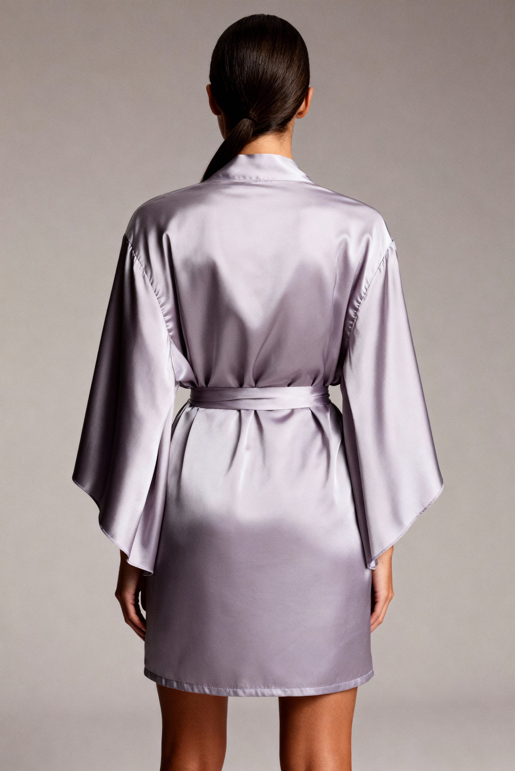 Kimono pour femme - Minuit Gris Lila - NAKED Underwear FR